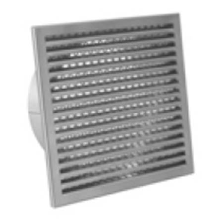 Mřížka design pro přívod externího vzduchu – na fasádu bílá průměr 125 mm