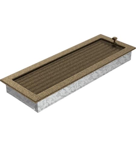 KRATKI mřížka 17x49 cm černo-zlatá se žaluzií