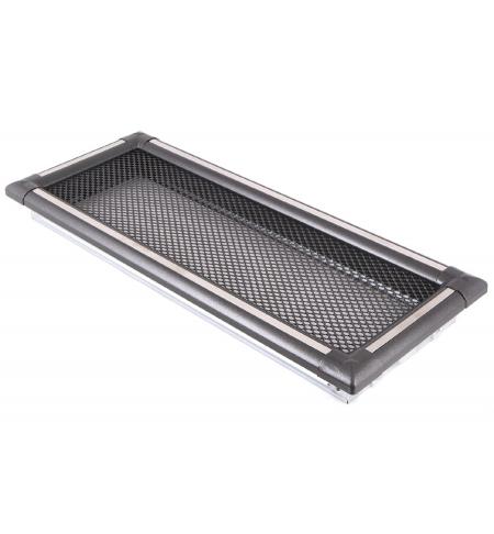Krbová mřížka 16x45cm EXCLUSIVE grafit / inox