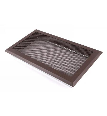 Krbová mřížka10x20cm hnědý brokát