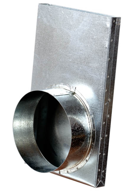 Redukce externího přívodu vzduchu 125mm, flex KRATKI