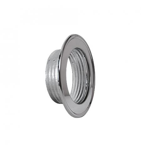 Růžice k hliníkovému potrubí 150mm chrom