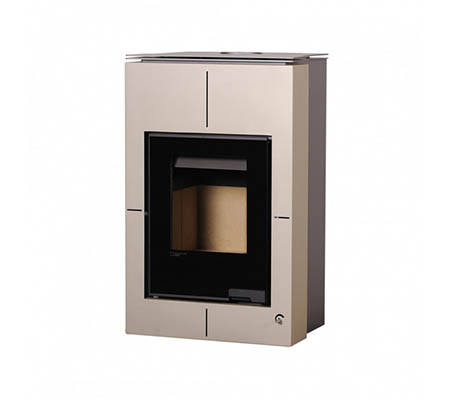 Krbová kamna HS Flamingo AQUAFLAM VARIO  SAPORO 11/7kW olivová