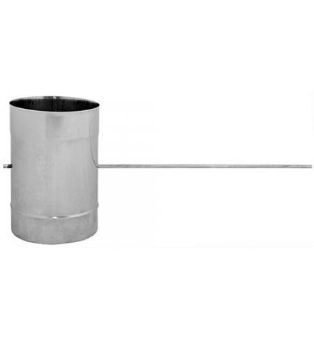 Klapka do kouřovodu nerez 1mm, 180mm