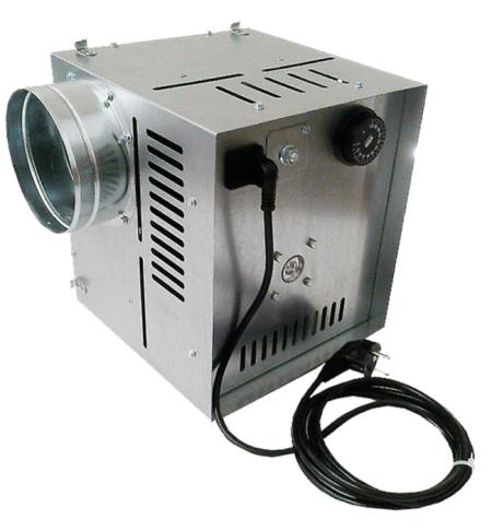 KRATKI Tažný ventilátor KAM - 125 mm 400 m3/h