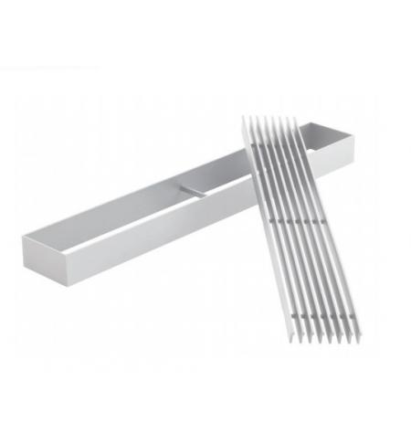 Ventilační mřížka LINES 1000 x 100 mm bílá