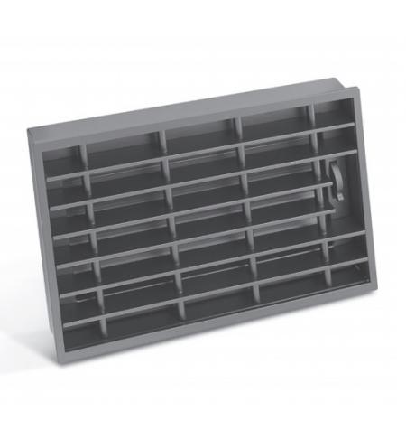 STYLE záklopový rošt s rámem 325 x 170 mm černá