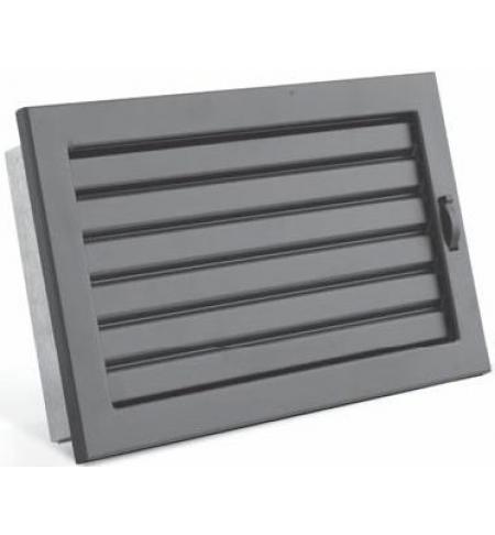Ventilační mřížka STYLE 450 x 240 s pohyblivou žaluzií černá
