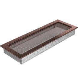 KRATKI mřížka 17x49 cm měděná