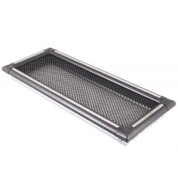 Krbová mřížka 16x45cm EXCLUSIVE grafit / inox