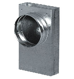 Redukce 90*, kanál - flex 125mm