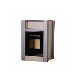 Krbová kamna HS Flamingo AQUAFLAM VARIO  LEND 11/5kW olivová