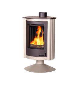 Krbová kamna HS Flamingo MASTERFLAMME  Piccolo II, krémová