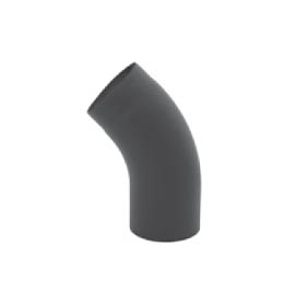 Koleno 45° tažené průměr 120 mm, černá