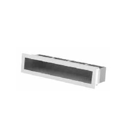 Ventilační otvory s montážním rámem – rovné 900 x 70 mm nerez