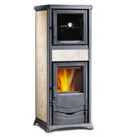 Teplovodní krbová kamna NORDICA TERMOROSSELLA PLUS FORNO D.S.A. 4.0 Liberty Pergamena