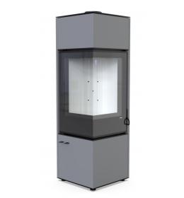 DEFRO HOME Krbová kamna QUADROOM LONG – šedá