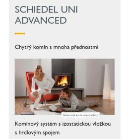 Schiedel UNI ADVANCED DN200, výška 9 m