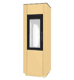 Krbová kamna Bef Aries 3 pearl beige