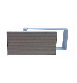 SILADOOR - revizní dvířka pro krby 444x220x59 mm instalace na šířku