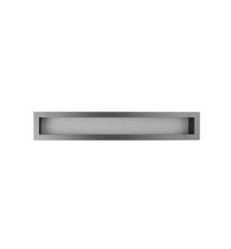 Ventilační mřížka Maxi nerez 400 x 100 mm