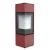 DEFRO HOME Krbová kamna QUADROOM LONG – červená