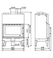 Krbová vložka Uniflam 860 EVO, 260-180