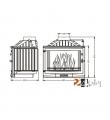 Krbová vložka UNIFLAM 700 SELENIC Eco s klapkou ref. 907-725