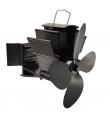 Ventilátor na kouřovod FLAMINGO čtyřlopatkový magnetický, černý