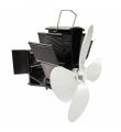 Ventilátor na kouřovod FLAMINGO čtyřlopatkový magnetický, stříbrný