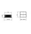 Napojení do keramického komínu - po kouři průměr 180 mm
